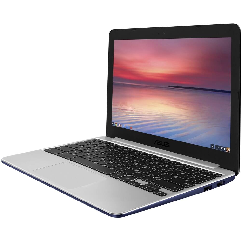 Alt View 11. ASUS - C201PA 11.6" Chromebook - Cortex-A17 - 4GB Memory - 16GB eMMC Flash Memory - Pearl white.