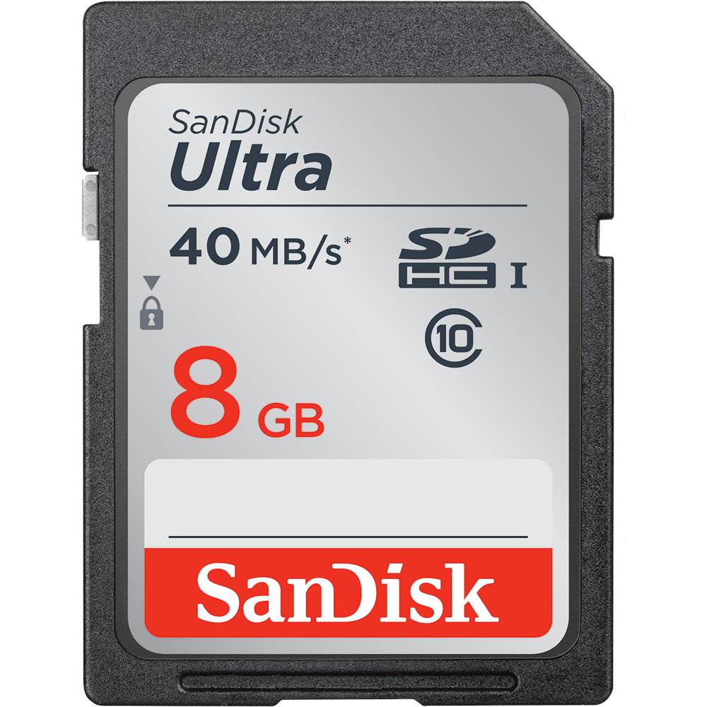 SanDisk Ultra 8GB SDHC UHS-I Memory Card SDSDU - Best Buy