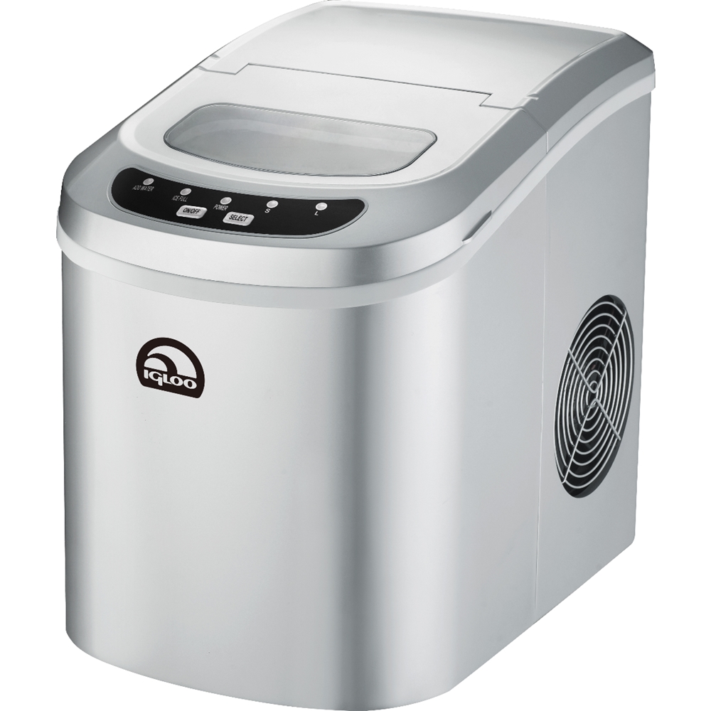 Igloo ICE227-Silver Compact Ice Maker and Water Dispenser Silver