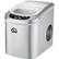 Front. Igloo - 9.5" 26-Lb. Portable Icemaker - Silver.