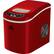 Front. Igloo - 9.5" 26-Lb. Portable Icemaker - Red.