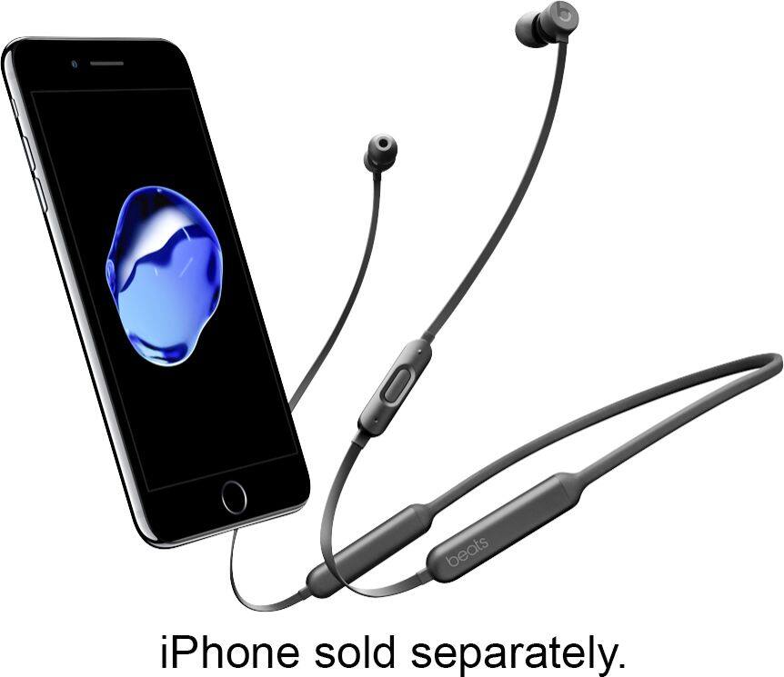 Alt View 18. Beats - BeatsX Earphones - Black.