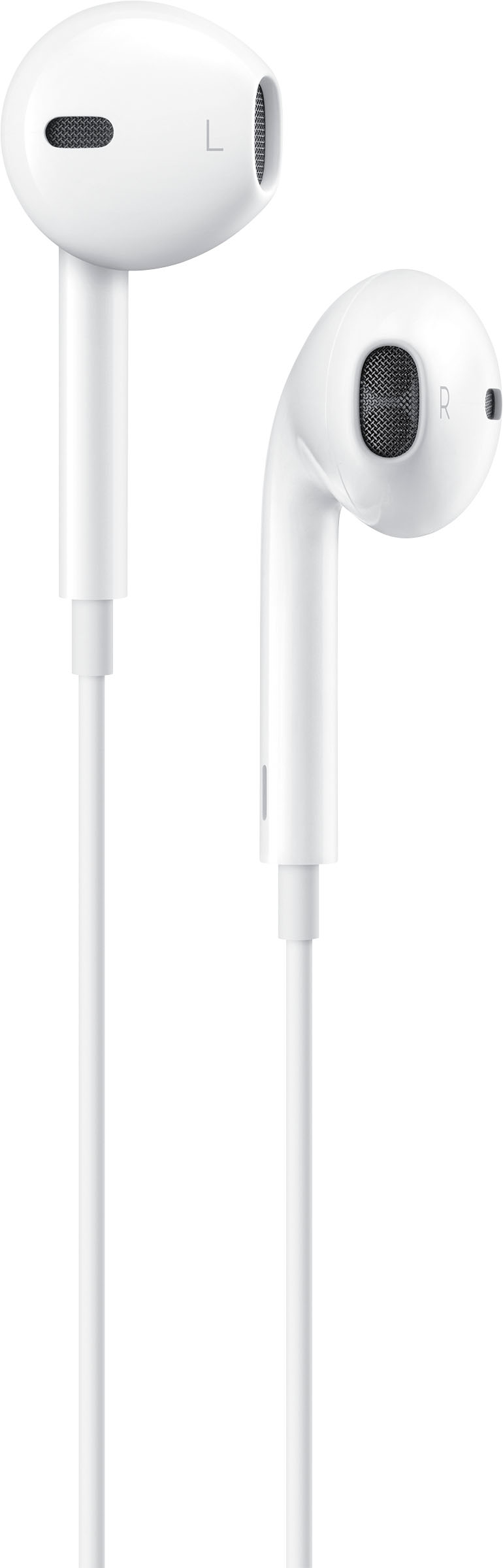Apple EarPods - Auriculares intrauditivos con micrófono y auriculares  remotos, color blanco con adaptador de conector Lightning a 0.138 in  (renovado)
