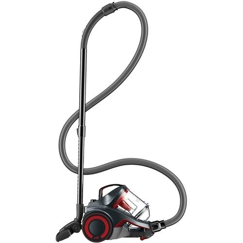 Dirt Devil - DASH Bagless Canister Vacuum - Black - Larger Front
