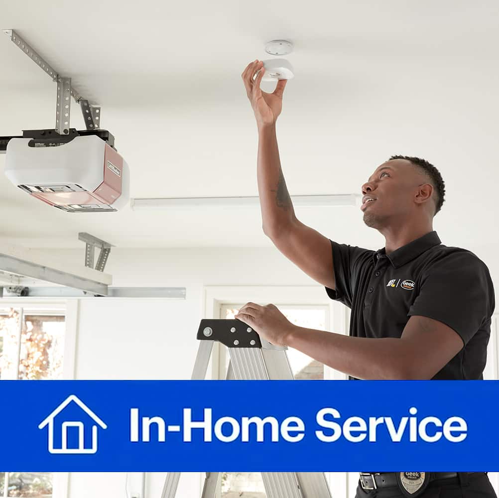 Front. Geek Squad® - Garage Door Control Kit Installation.