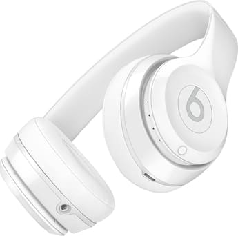Beats Refurbished Excellent Solo³ Wireless Headphones Gloss White Beats Refurbished Excellent Solo³ Wireless Headphones Gloss White