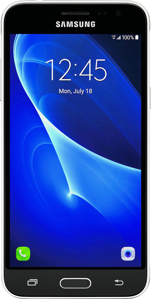 Neuropathie Articulatie grote Oceaan Samsung Galaxy J3 (2016) 4G LTE with 16GB Memory Cell Phone (Unlocked)  Black SM-J320AZKAXAR - Best Buy