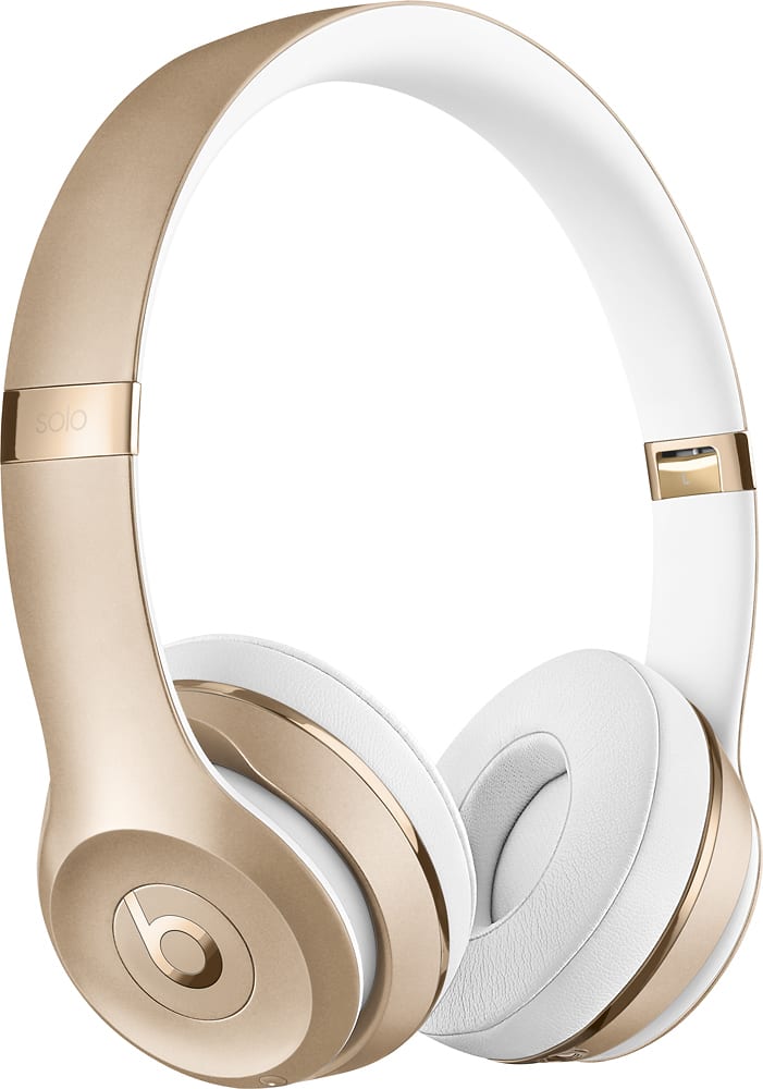 Angle. Beats - Beats Solo³ Wireless Headphones - Gold.