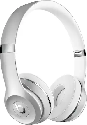 Angle. Beats - Beats Solo³ Wireless Headphones - Silver.