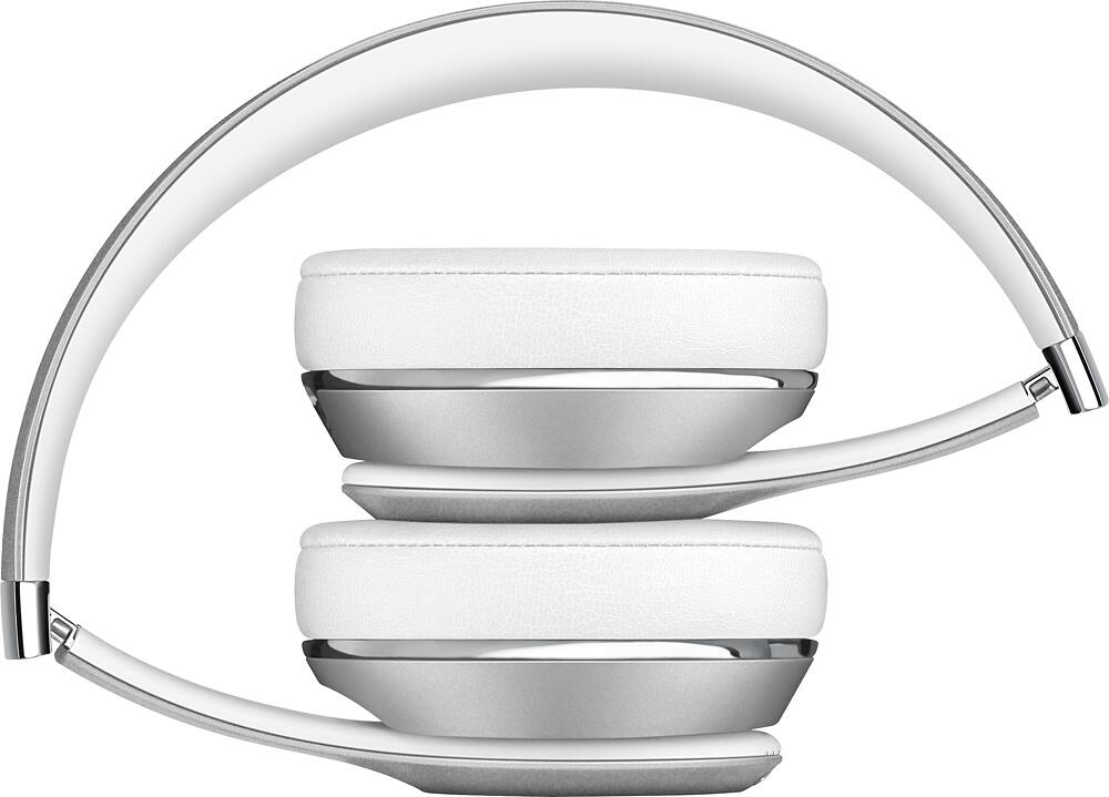 Alt View 12. Beats - Beats Solo³ Wireless Headphones - Silver.