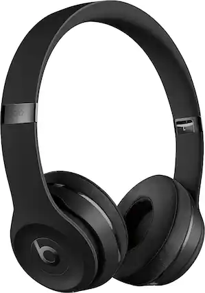 Angle. Beats - Beats Solo³ Wireless Headphones - Black.