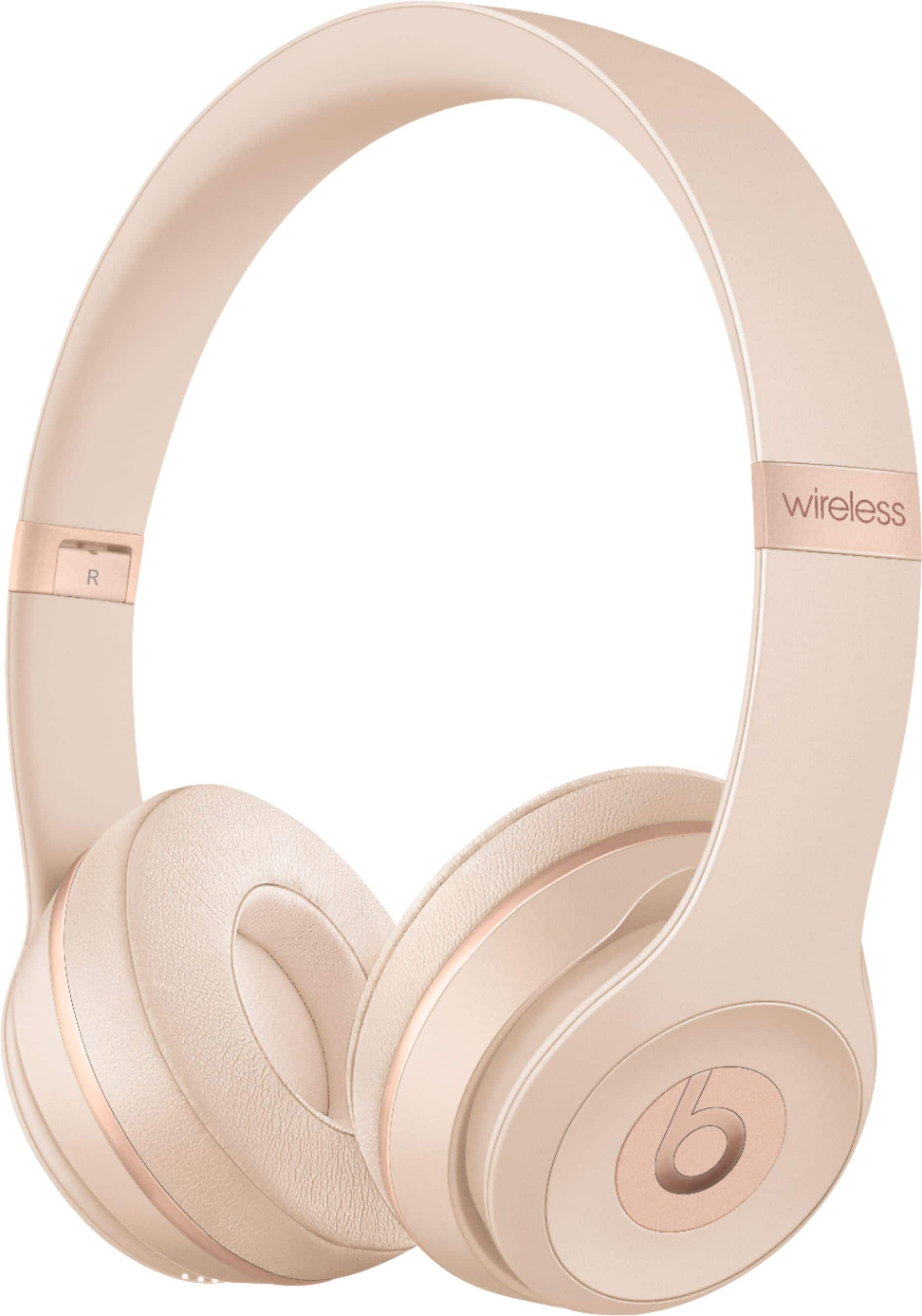 Best Buy: Beats Solo³ Wireless Headphones Matte Gold MR3Y2LL/A