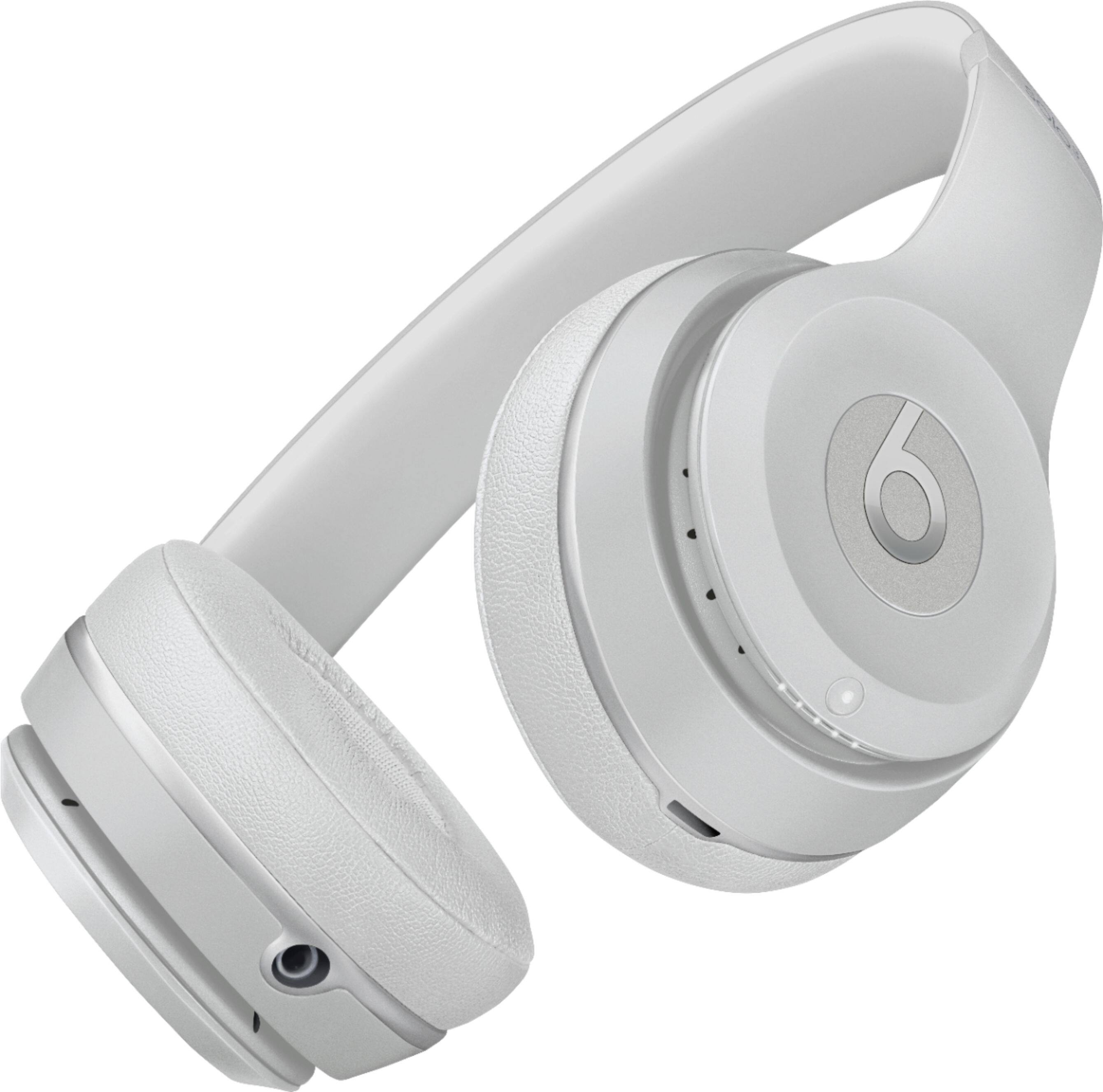 Alt View 13. Beats - Beats Solo³ Wireless Headphones - Matte Silver.