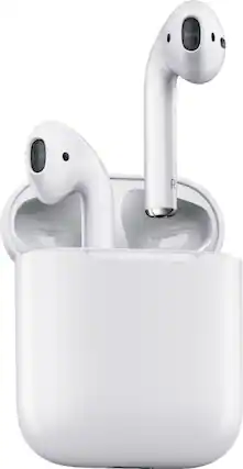 Angle. Apple - AirPods with Charging Case (1st Generation).