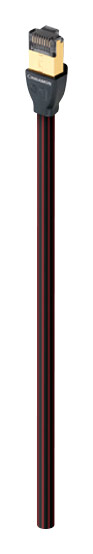 Angle View: AudioQuest - RJE Cinnamon 39.4' Ethernet Cable - Black/Red