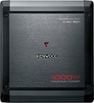 Front Zoom. Kenwood - KAC 1000W Class D Digital Mono MOSFET Amplifier with Variable Low-Pass Crossover - Black/Dark silver.