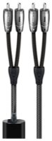 AudioQuest - Angel 3.3' RCA Interconnect Cable - Black/Silver - Front_Zoom
