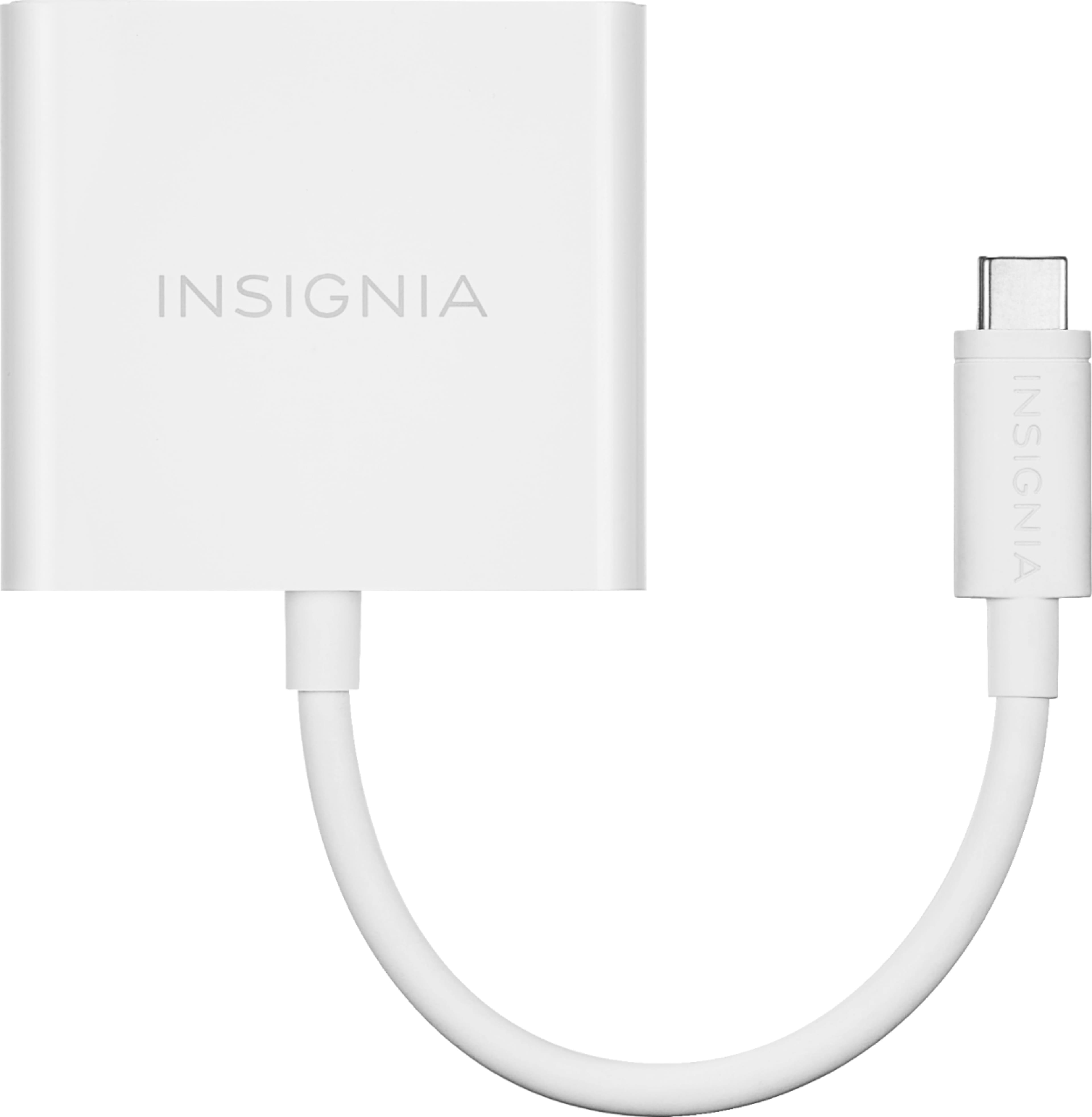 Alt View 13. Insignia™ - USB-C to 4K HDMI Multiport Adapter with Power Delivery - White.