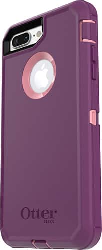 OtterBox - Defender Series Case for Apple® iPhone® 7 Plus - Plum - Larger Front