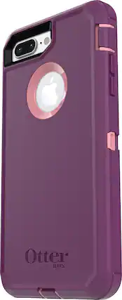Front. OtterBox - Defender Series Case for Apple® iPhone® 7 Plus - Plum.