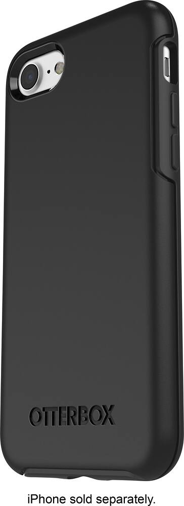 Front. OtterBox - Symmetry Series Case for Apple® iPhone® 7 - Black.