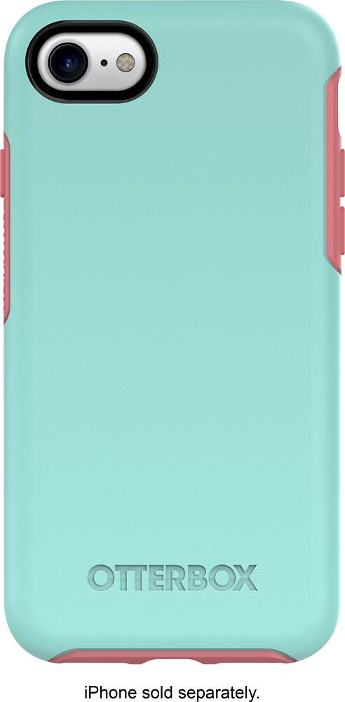 Best Buy: OtterBox Symmetry Series Case for Apple® iPhone® 7 Aqua/Pink ...