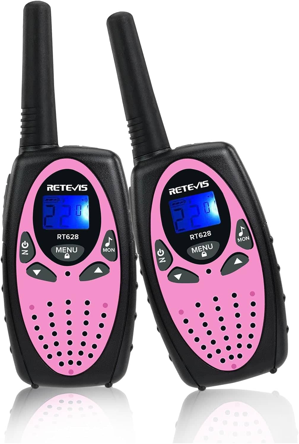 Retevis - RT628 Walkie Talkies for Kids, Kids Toys for 4-12 Year Old Boy Girl | Keypad Lock, 22CH VOX, Lightweight, Kids W - Black Pink price history on PriceWatchPro