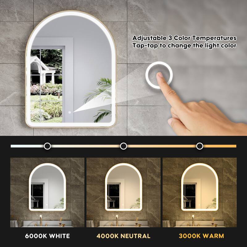 Adjustable 3 Color Temperatures  
Tap-tap to change the light color  
6000K WHITE  
4000K NEUTRAL  
3000K WARM