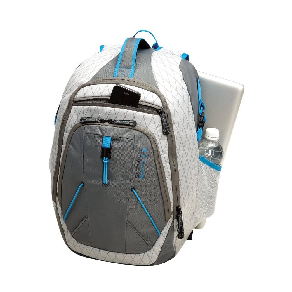 Best Buy Samsonite Outlab Laptop Backpack Gray/White 755952906