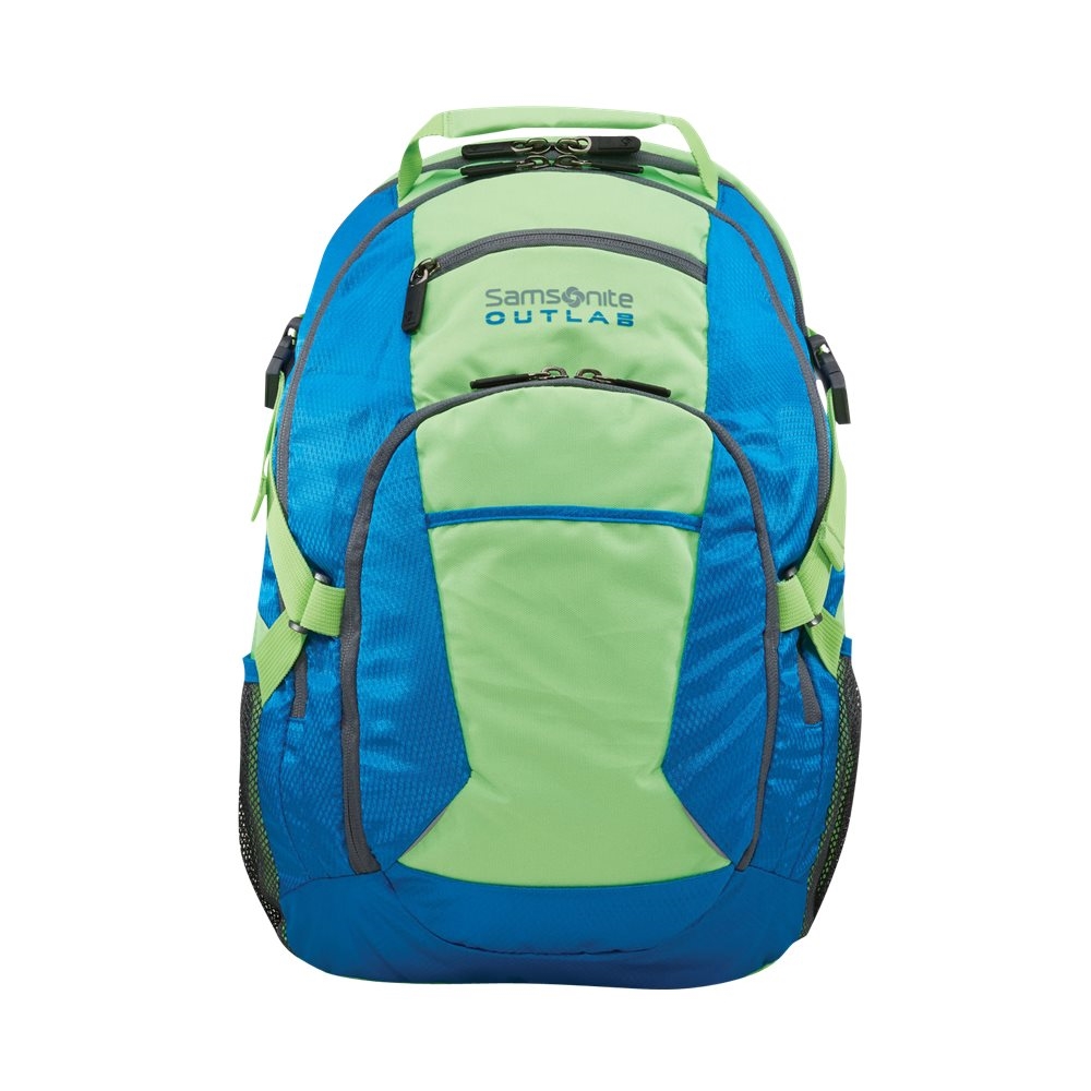 NEW NWT Samsonite 75590-1324 Outlab Grouper Backpack, Electric Blue/Green  Gecko