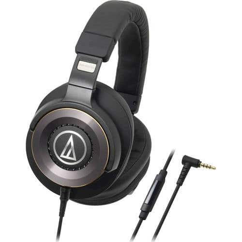 EAN 4961310134990 product image for Audio-Technica - SOLID BASS ATH-WS1100IS Hands-Free Headset - Black | upcitemdb.com