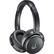 Front. Audio-Technica - QuietPoint Noise Cancelling Wired Over-the-Ear Headphones - Black.