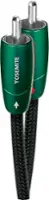 AudioQuest - Yosemite 3.3' RCA-to-RCA Cable - Black/Green - Front_Zoom