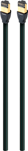 Angle View: AudioQuest - RJE Forest 26.2' In-Wall Ethernet Cable - Black/Green