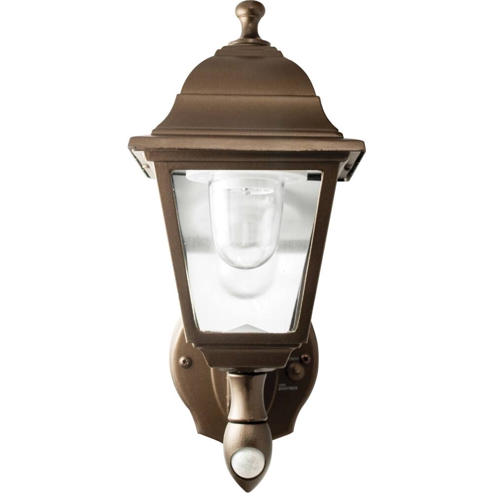 MAXSA Innovations Motion Activated LED Outdoor Wall Sconce Bronze 46219 ...