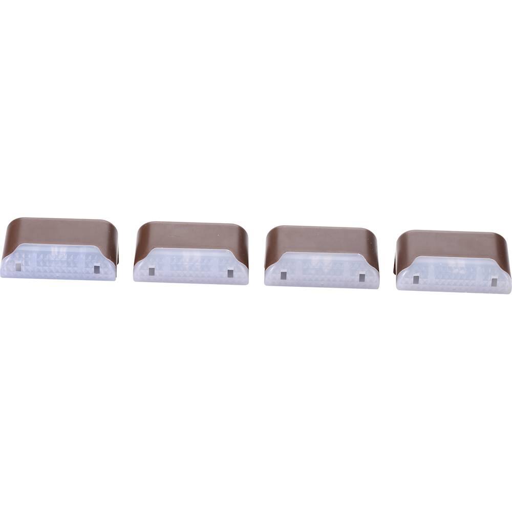 Alt View 11. MAXSA Innovations - Solar Deck Light - 4 Pack - Brown.