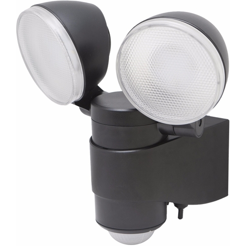MAXSA Innovations - Battery-Powered Motion-Activated Dual Head LED Security Spotlight