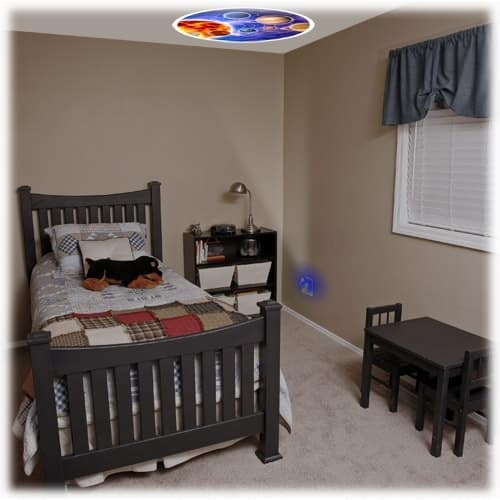 Alt View 14. Jasco - Projectables LED Plug-In Night Light, Solar System - Blue.