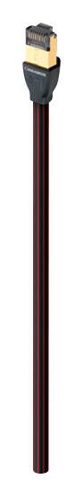 Angle. AudioQuest - RJE Cinnamon 26.2' Ethernet Cable - Black/Red.