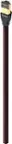 Front. AudioQuest - RJE Cinnamon 26.2' Ethernet Cable - Black/Red.