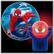 Alt View 12. Jasco - Projectables LED Plug-In Night Light, Marvel Ultimate Spider-Man - Red.