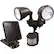 Front. MAXSA Innovations - Solar Dual Head LED Security Light - Dark Bronze.