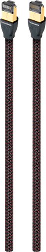 AudioQuest - RJE Cinnamon 4.9' Ethernet Cable - Black/Red