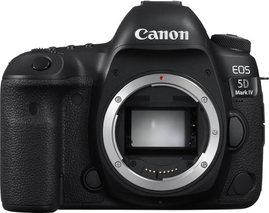 Front Zoom. Canon - EOS 5D Mark IV DSLR Camera (Body Only) - Black.