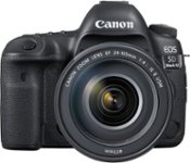Front Zoom. Canon - EOS 5D Mark IV DSLR Camera with 24-105mm f/4L IS II USM Lens - Black.