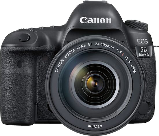 Canon Eos 5d Mark Iv Dslr Camera With 24 105mm F 4l Is Ii Usm Lens Black 1483c010 Best Buy