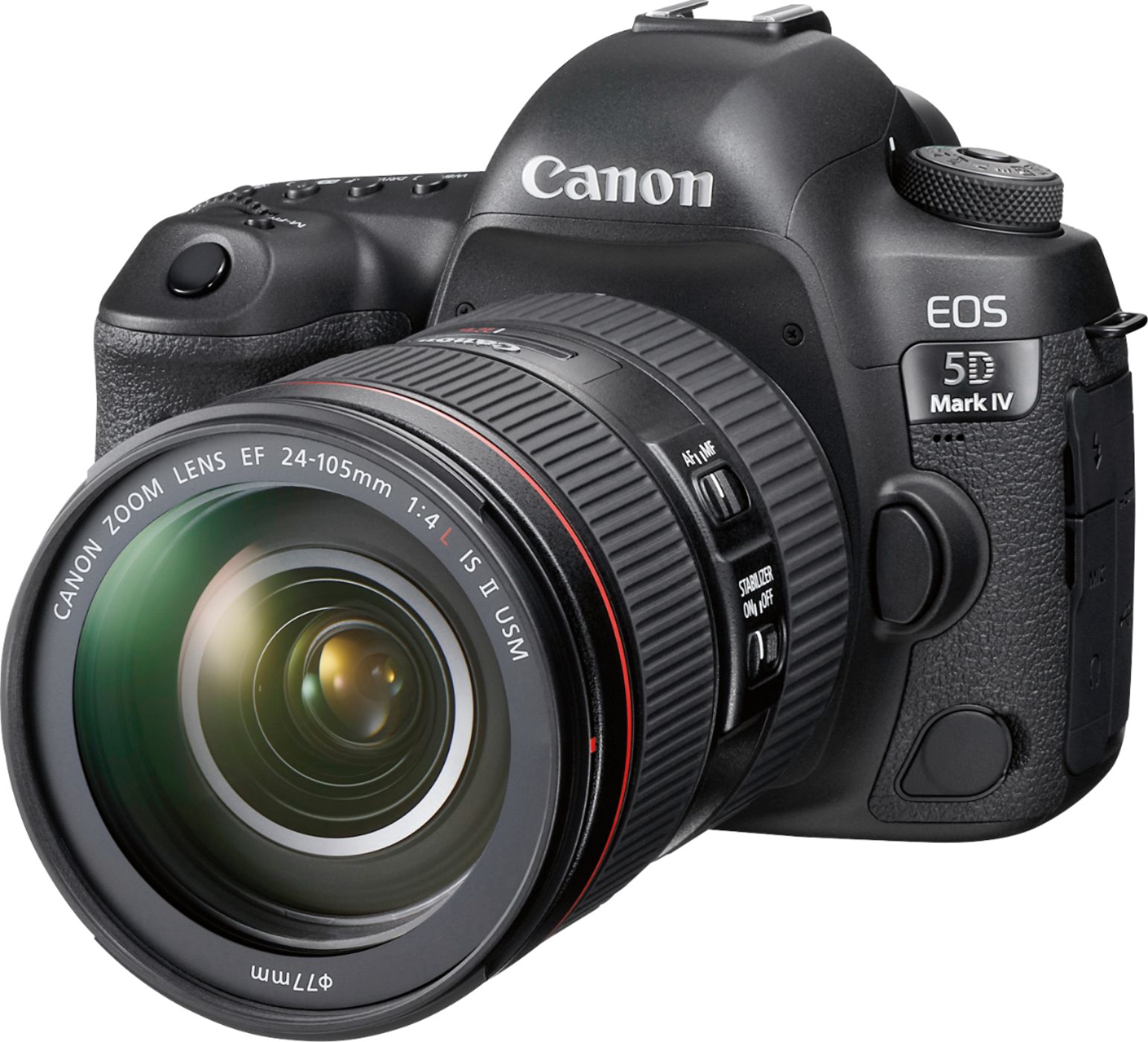 Snoep Australië Hiel Canon EOS 5D Mark IV DSLR Camera with 24-105mm f/4L IS II USM Lens Black  1483C010 - Best Buy