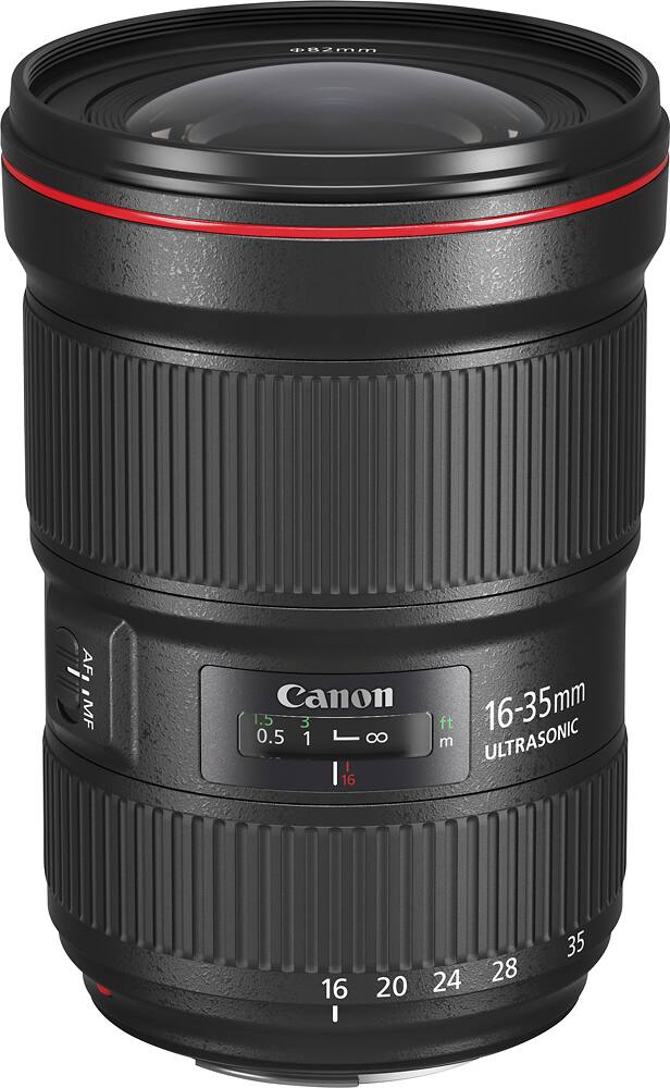 Front. Canon - EF 16-35mm F2.8L III USM Zoom Lens for EOS DSLR Cameras - Black.