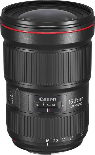 Canon - EF 16-35mm f/2.8L III USM Zoom Lens for EF-mount cameras - Black