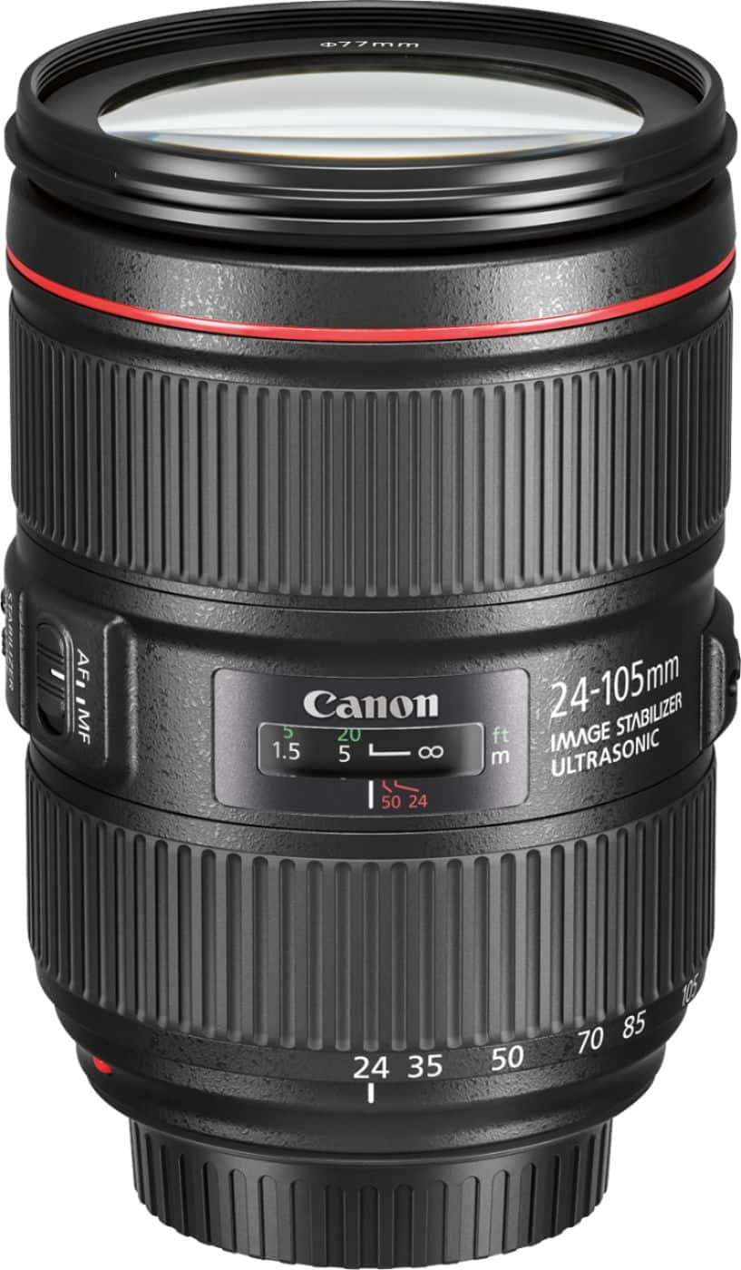 EF24-105mm F4L IS II USM Zoom Lens for Canon EOS DSLR Cameras Black  1380C002 - Best Buy